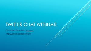 Twitter Chat Webinar Cover Image