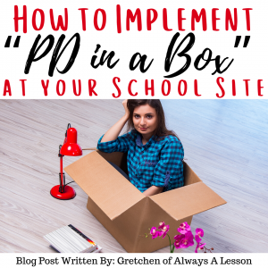 How to Implement Professional Development in a box