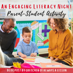 an engaging literacy night parent-student activity