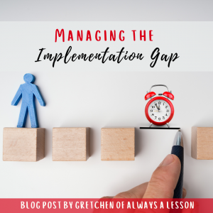 managing the implementation gap