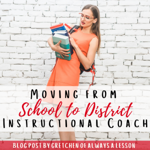 moving from school to district instructional coach