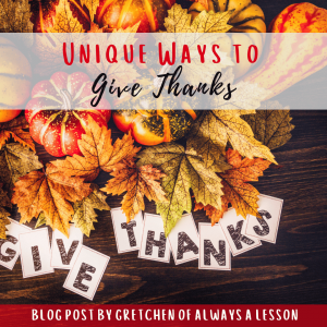 Unique Ways to Give Thanks