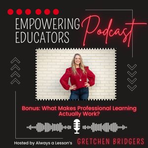 What makes professional learning actually work?